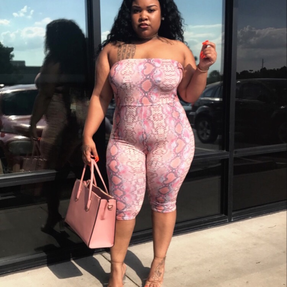 Pink romper